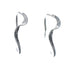 Authentic Sterling Silver Navajo Post Hoop Earrings AX128165